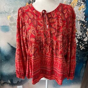 Rustty Dustty | Dolman Boho Tie Front Top